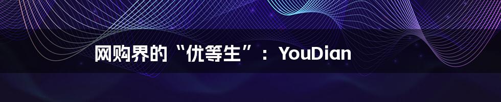 网购界的“优等生”:YouDian
