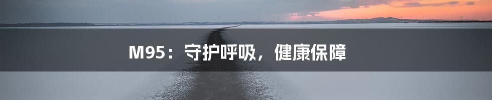 M95：守护呼吸，健康保障