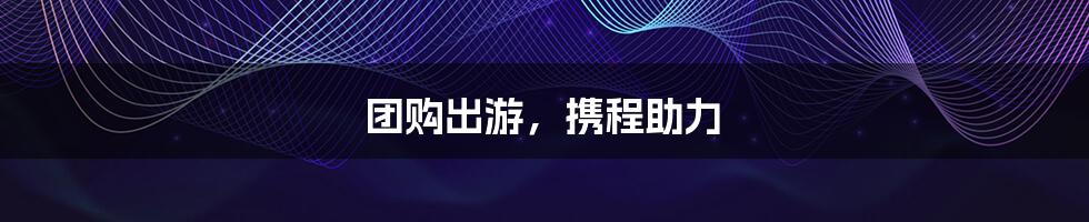 团购出游，携程助力