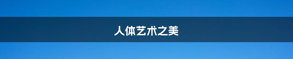 人体艺术之美