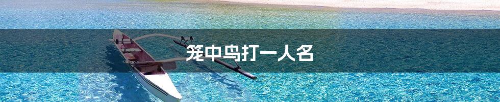 笼中鸟打一人名