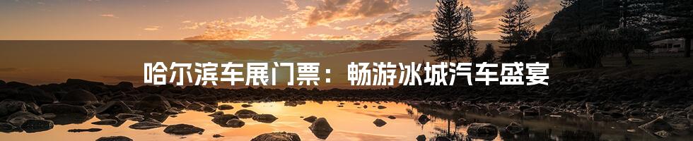 哈尔滨车展门票：畅游冰城汽车盛宴