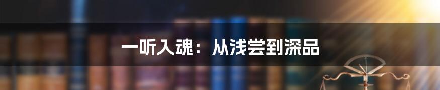 一听入魂:从浅尝到深品