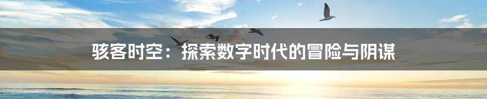 骇客时空:探索数字时代的冒险与阴谋