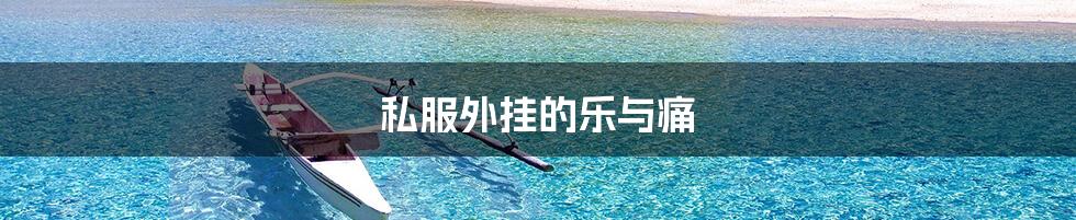 私服外挂的乐与痛