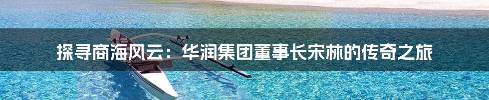 探寻商海风云:华润集团董事长宋林的传奇之旅