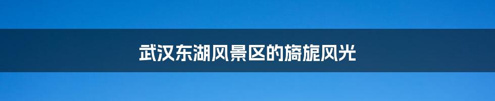 武汉东湖风景区的旖旎风光