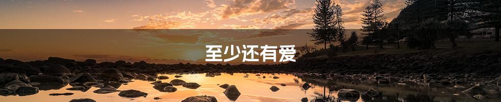 至少还有爱