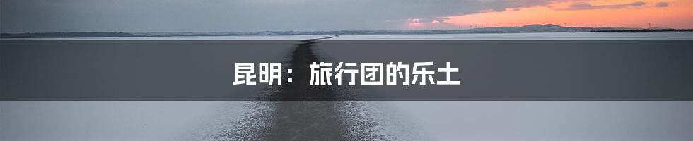 昆明:旅行团的乐土