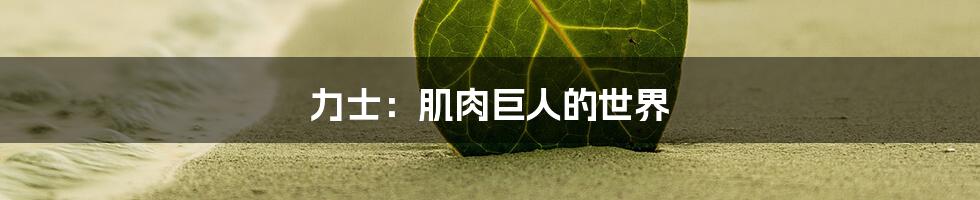 力士:肌肉巨人的世界
