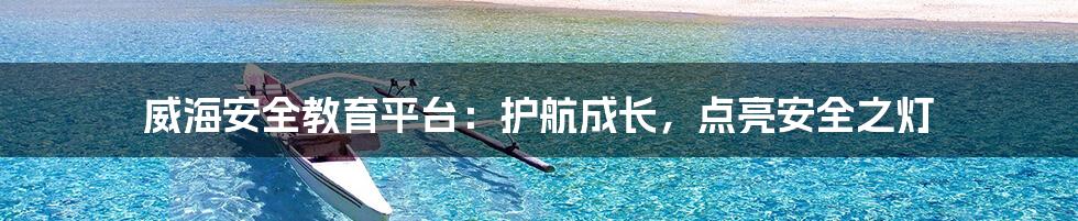 威海安全教育平台：护航成长，点亮安全之灯