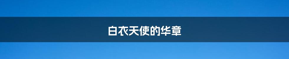 白衣天使的华章