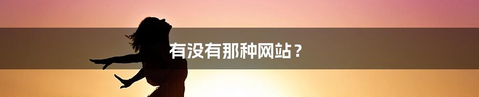 有没有那种网站?