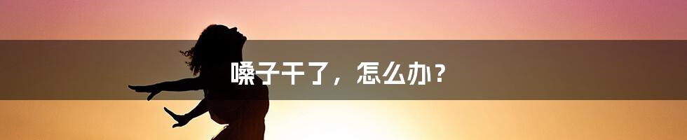 嗓子干了,怎么办?