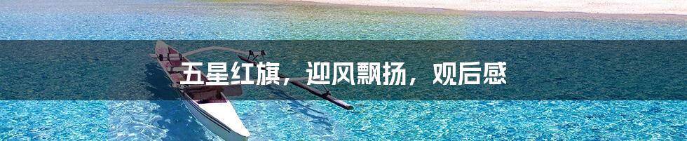 五星红旗,迎风飘扬,观后感