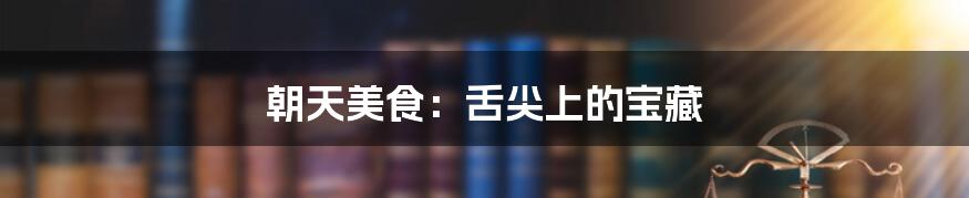 朝天美食：舌尖上的宝藏