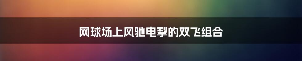 网球场上风驰电掣的双飞组合