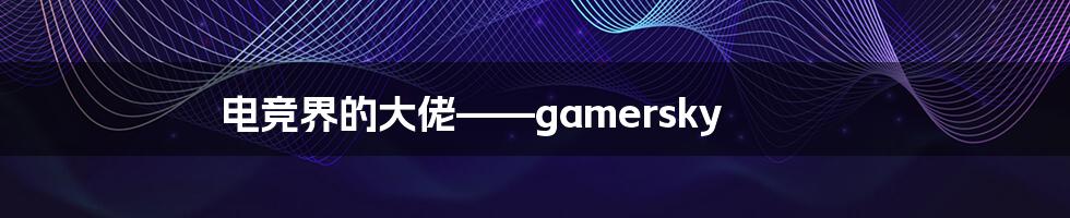 电竞界的大佬——gamersky