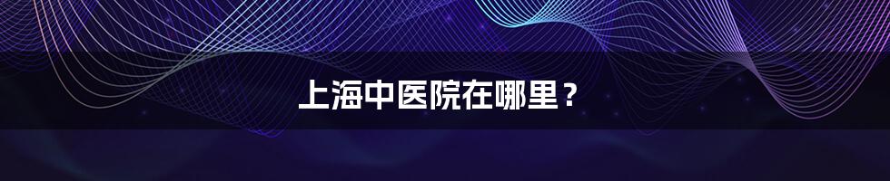 上海中医院在哪里?