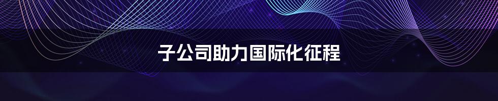 子公司助力国际化征程