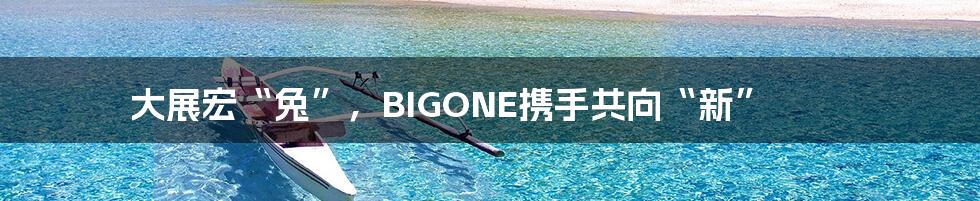 大展宏“兔”,BIGONE携手共向“新”