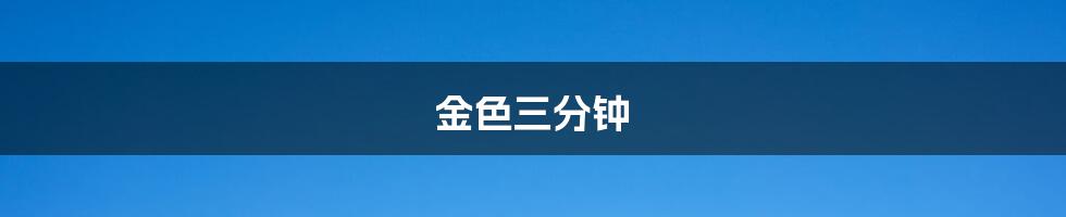 金色三分钟
