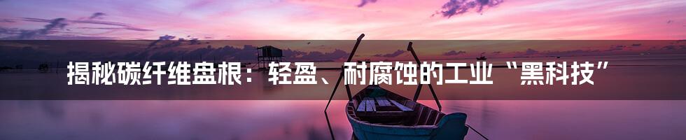 揭秘碳纤维盘根:轻盈、耐腐蚀的工业“黑科技”
