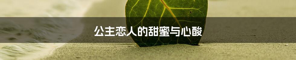 公主恋人的甜蜜与心酸