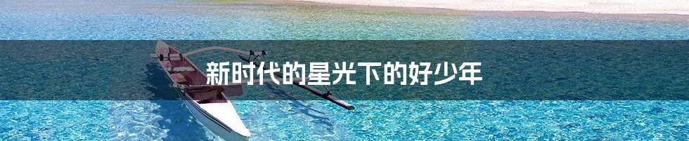 新时代的星光下的好少年