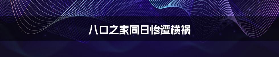 八口之家同日惨遭横祸