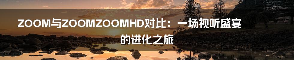 ZOOM与ZOOMZOOMHD对比:一场视听盛宴的进化之旅