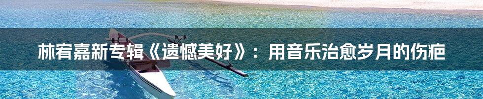 林宥嘉新专辑《遗憾美好》：用音乐治愈岁月的伤疤