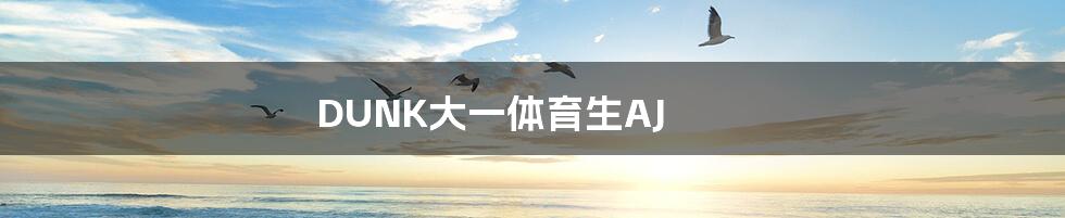 DUNK大一体育生AJ