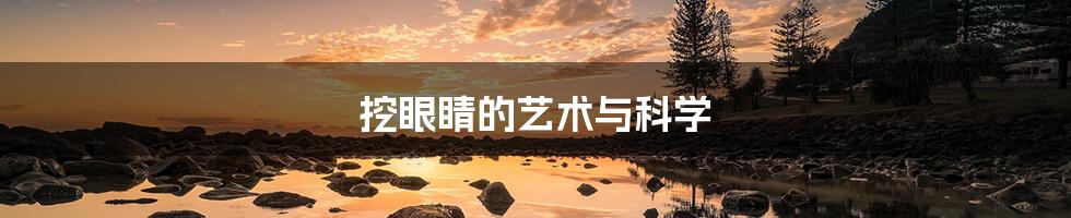 挖眼睛的艺术与科学
