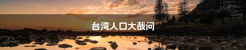 台湾人口大哉问