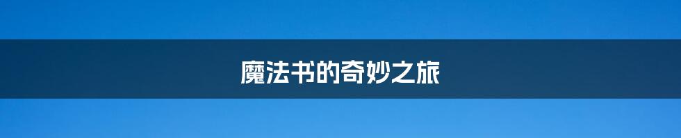 魔法书的奇妙之旅