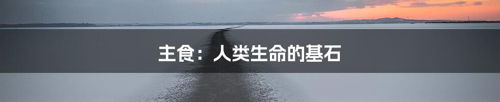 主食:人类生命的基石