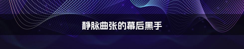 静脉曲张的幕后黑手