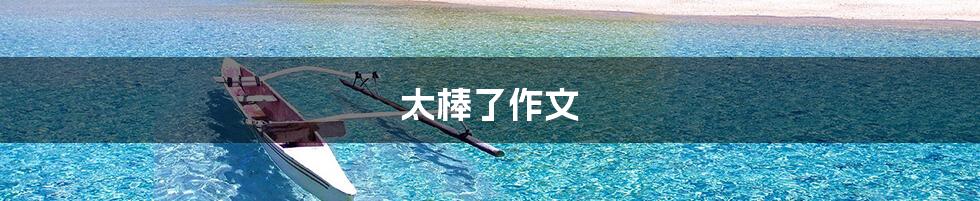 太棒了作文