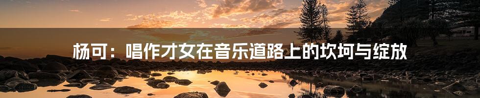 杨可:唱作才女在音乐道路上的坎坷与绽放