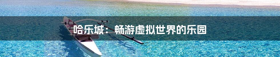 哈乐城:畅游虚拟世界的乐园