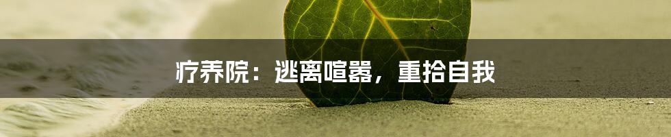 疗养院:逃离喧嚣,重拾自我