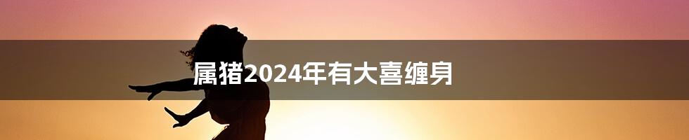 属猪2024年有大喜缠身