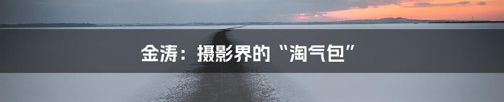 金涛:摄影界的“淘气包”