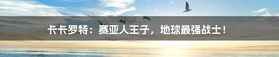 卡卡罗特:赛亚人王子,地球最强战士!