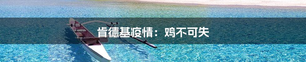 肯德基疫情:鸡不可失