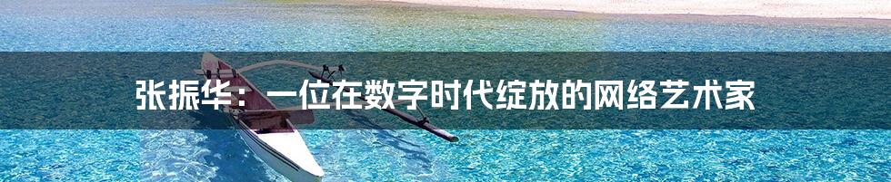 张振华:一位在数字时代绽放的网络艺术家