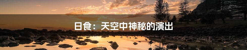 日食:天空中神秘的演出