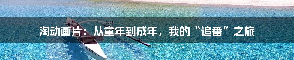 淘动画片:从童年到成年,我的“追番”之旅