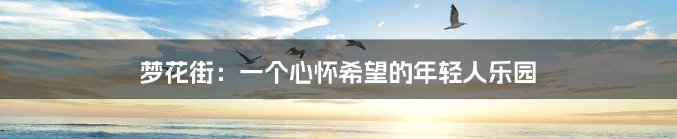梦花街：一个心怀希望的年轻人乐园